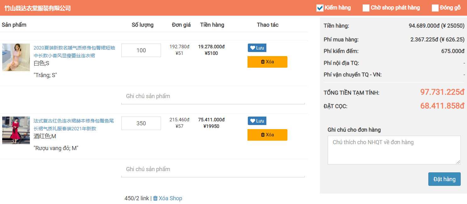 Hướng dẫn cách đặt hàng Taobao